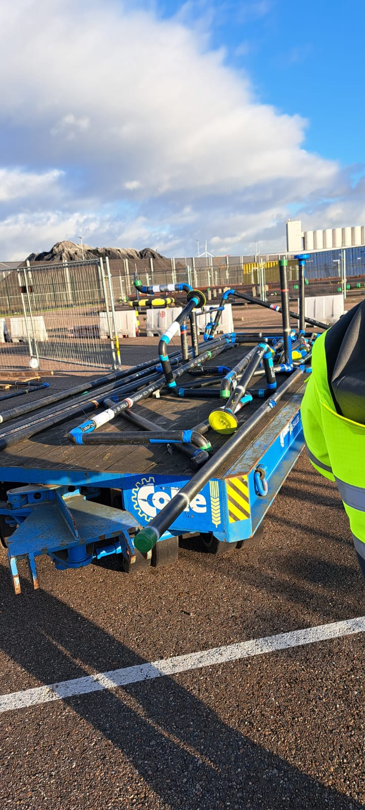 Prefabrykacja i transport spooli rurociągowych